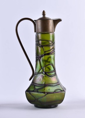 Art Nouveau wine carafe Palme König around 1900