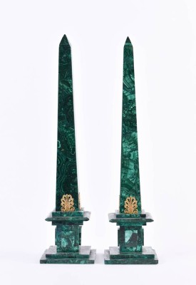 Pair of obelisks Russia