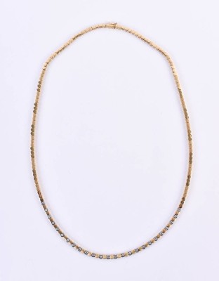 Brilliant - cut diamond necklace