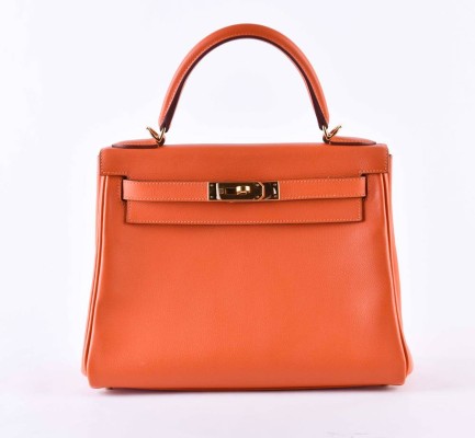 HERMÈS handbag 'KELLY BAG Retourne 28'