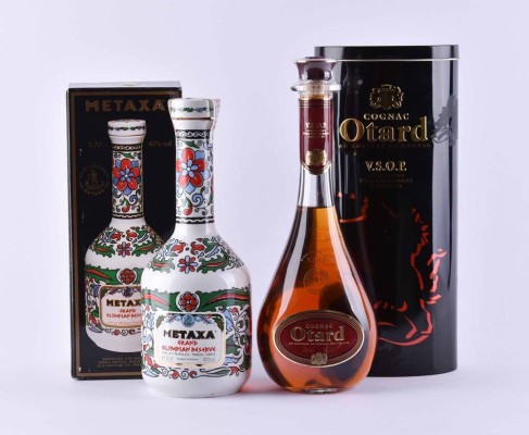 Otard Cognac und Metaxa Grand Olympian Reserve