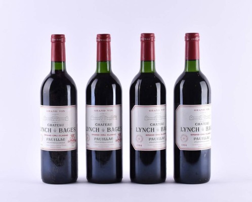 4 Flaschen Château Lynch-Bages 1984