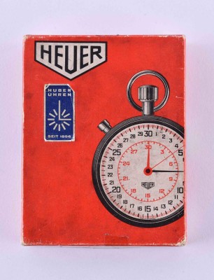 Heuer pocket watch carton 50/60s