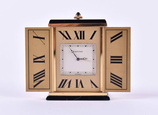 Travel clock Cartier Art Deco