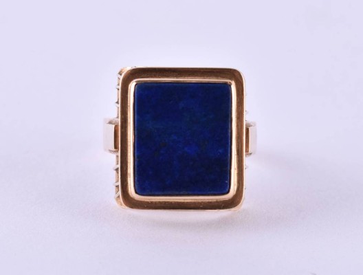 Lapizlazuli men's ring