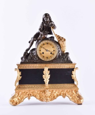 Pendulum clock France 1st half 19th century