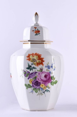 large lidded vase Meissen