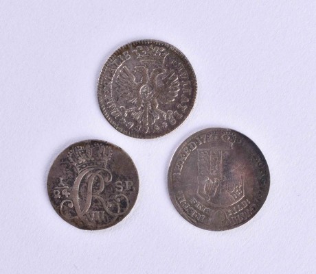 A group of coins