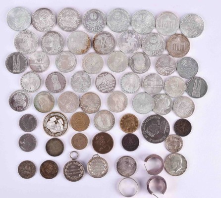 A group of coins - DR, Bund, Europe and USA