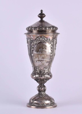 Silber Deckelpokal um 1900
