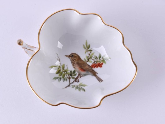 Leaf bowl Meissen