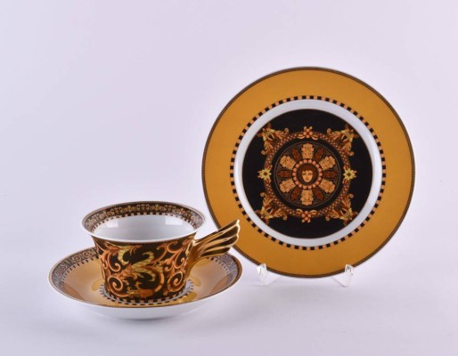 Teegedeck/ Kaffeegedeck Rosenthal Versace Barocco Medusa