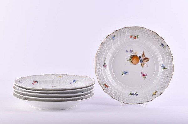 6 Neubrandenstein- Meissen dinner plates