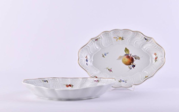 Pair of Neubrandenstein-Meissen bowls