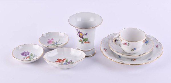 A group of Meissen