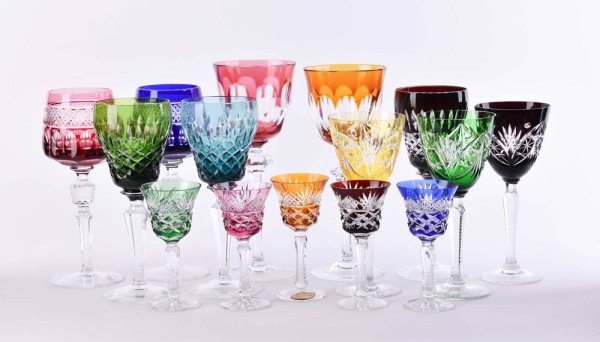 Group of Roman glasses