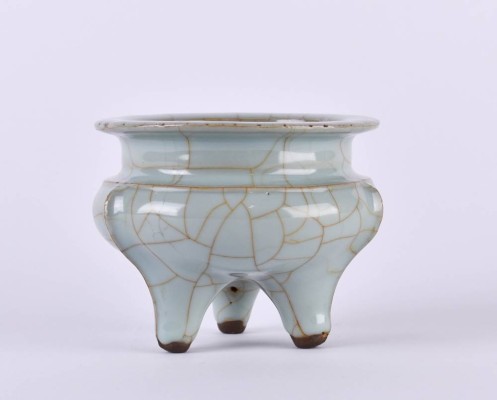 Celadon Weihrauchbrenner China im Song Stil, 18./19. Jhd.