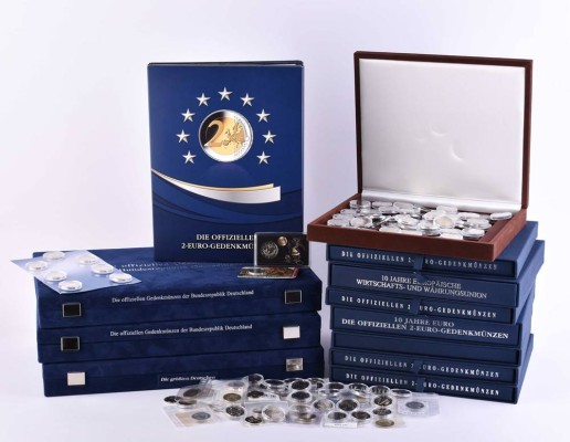 large special collection of € 2 commemorative coins 2004 - 2019