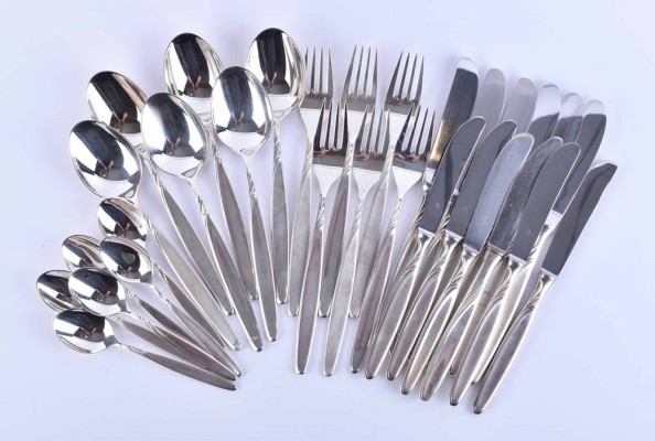 Silver cutlery for 6 persons WMF