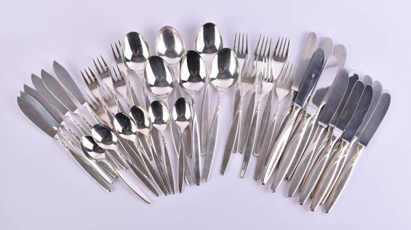 Silver cutlery for 6 persons WMF