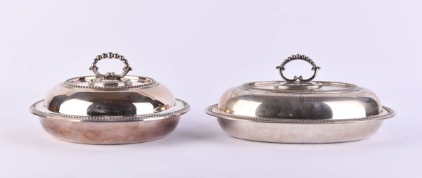 Two lidded tureens