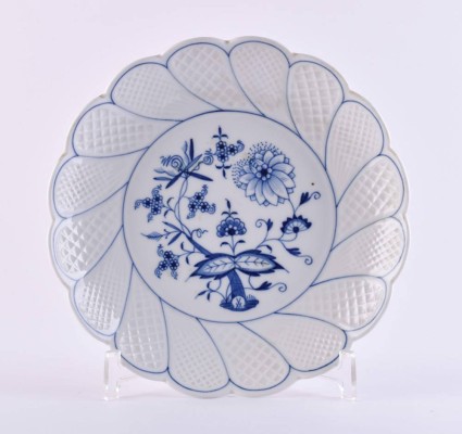 Fan plate Meissen