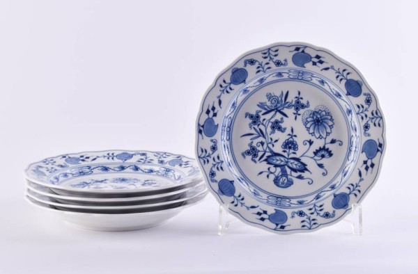 5 Meissen cake plates