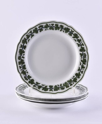 4 Meissen dinner plates