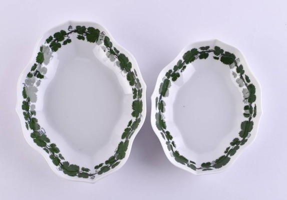 2 small Meissen bowls