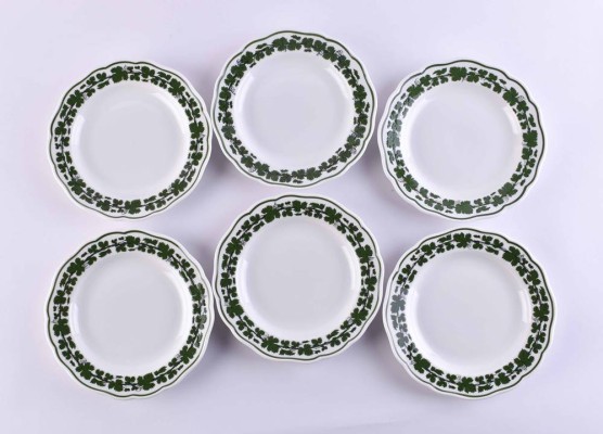 6 Kuchenteller Meissen