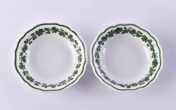 Pair of Meissen compote bowls