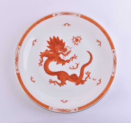 Large Meissen wall plate