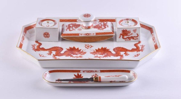 Large writing set Meissen