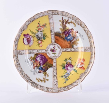 ceremonial plate, Meissen 19th century 