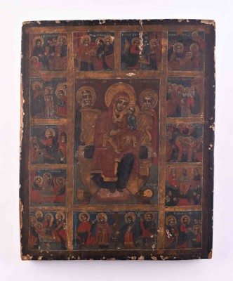 Festive icon Russia 19th century