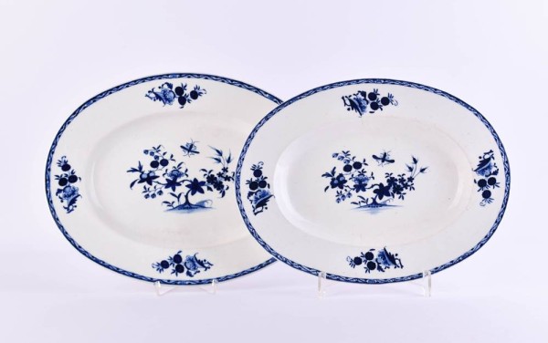 2 Tournai 19th century platters