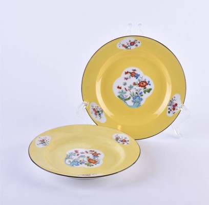 2 Teller Meissen