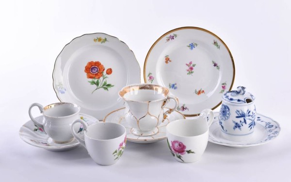 Konvolut Meissen, 9 Teile 