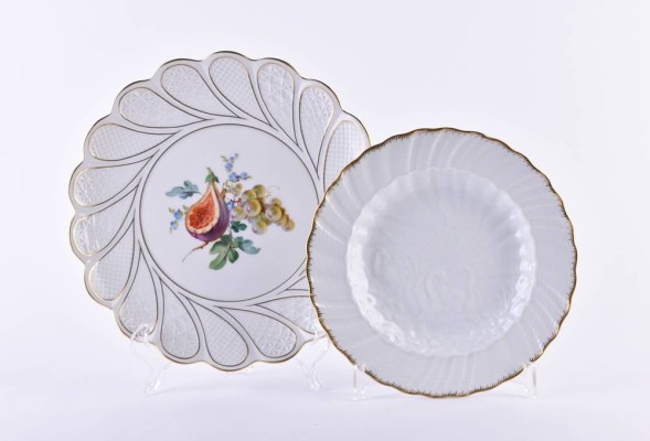 2 Teller Meissen 