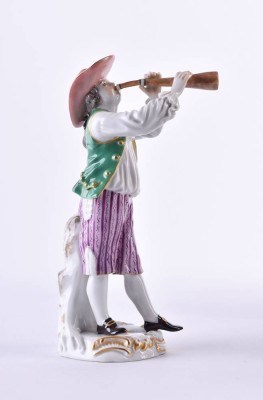 Ausrufer mit Horn, Meissen 