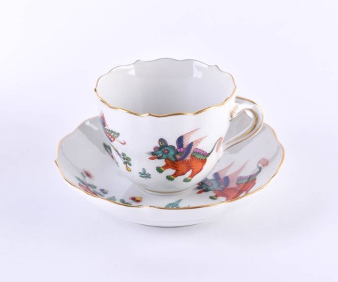 Meissen demitasse cup & saucer