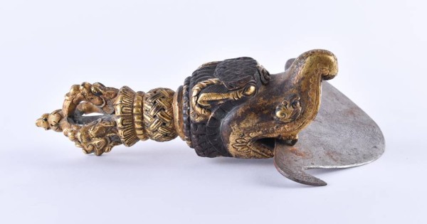 Ritual knife Tibet 19th century.