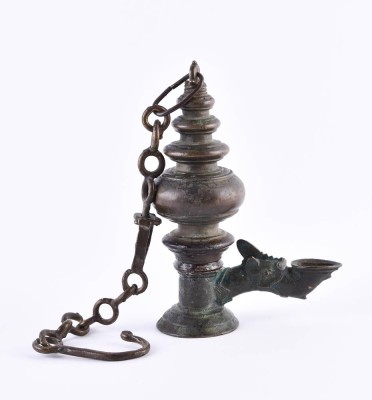 Oriental oil lamp 18th/19th century.