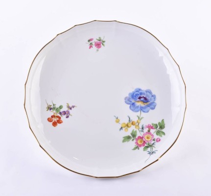 Meissen cake plate