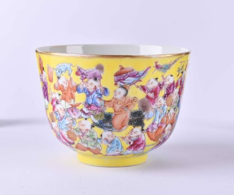 Tea bowl China Daqing Tongzhi Nianzhi period